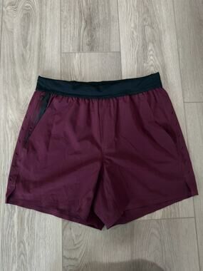Ten Thousand Active Plum Tactical 5" Interval Running Training Shorts Unlined S